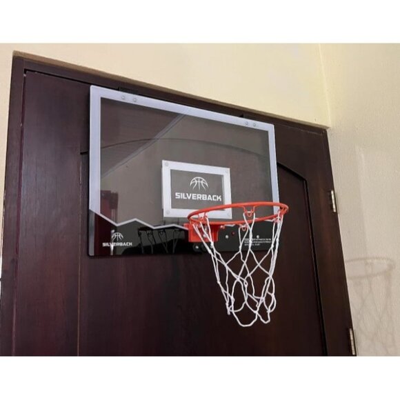 23" LED Light-Up Over the Door Mini Basketball Hoop Include Mini Basketball Hoop - Picture 1 of 3
